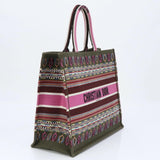 Christian Dior Pink Multi Canvas Tote